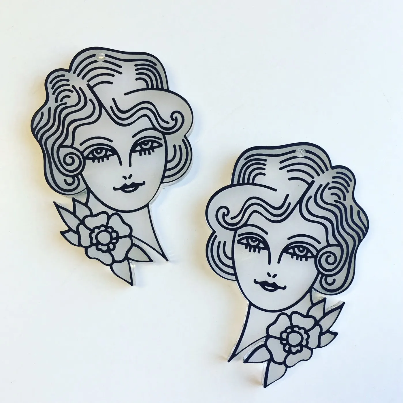 © Deluxe: Fancy Lady Charms - TWO Pairs