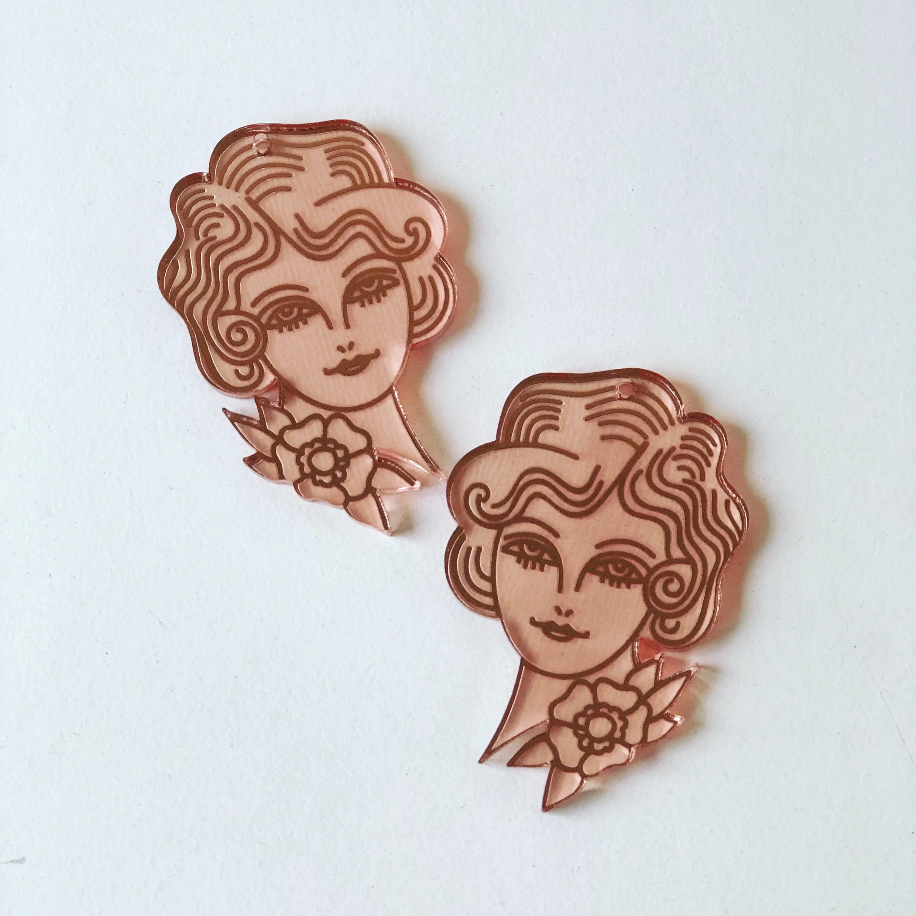 © Deluxe: Fancy Lady Charms - TWO Pairs