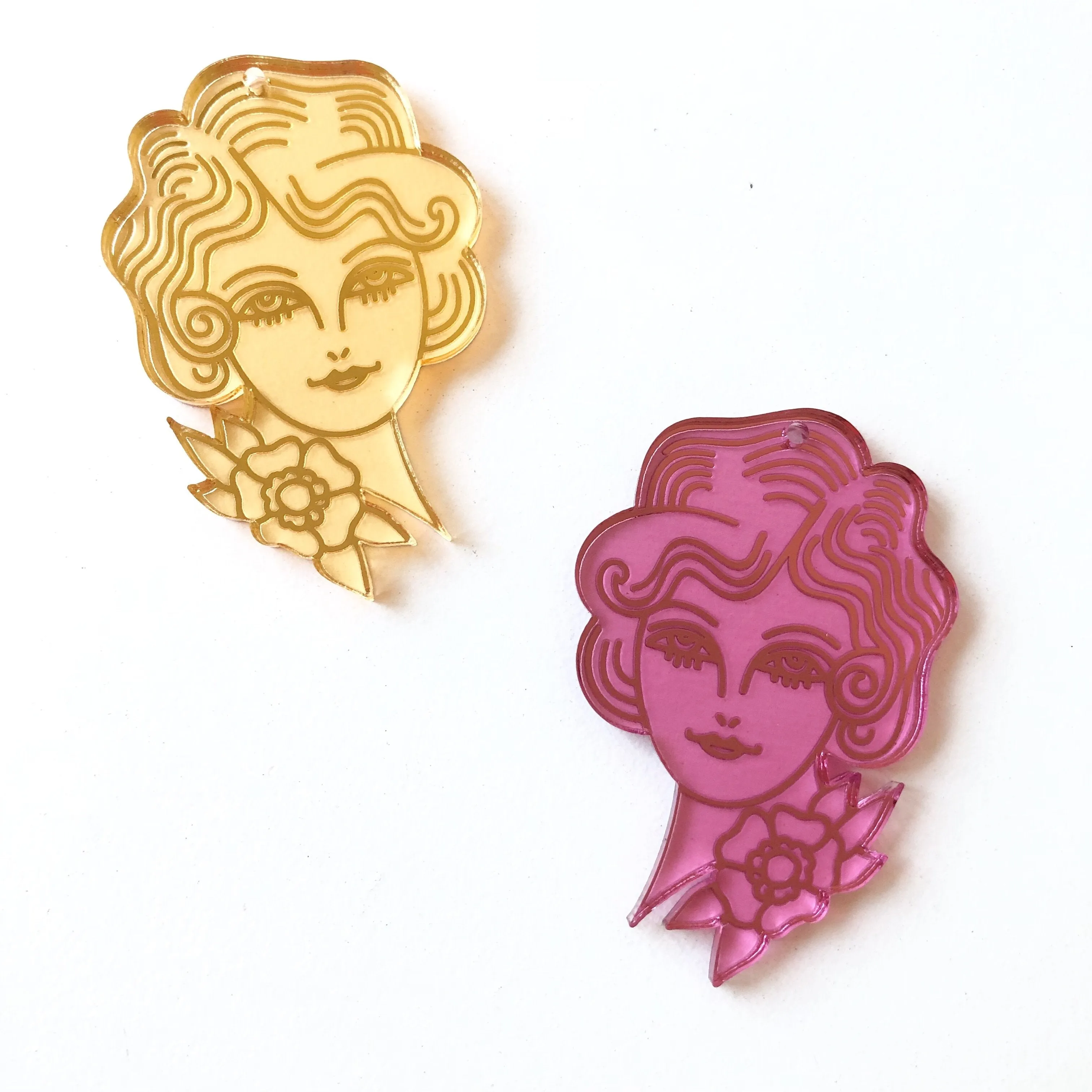 © Deluxe: Fancy Lady Charms - TWO Pairs