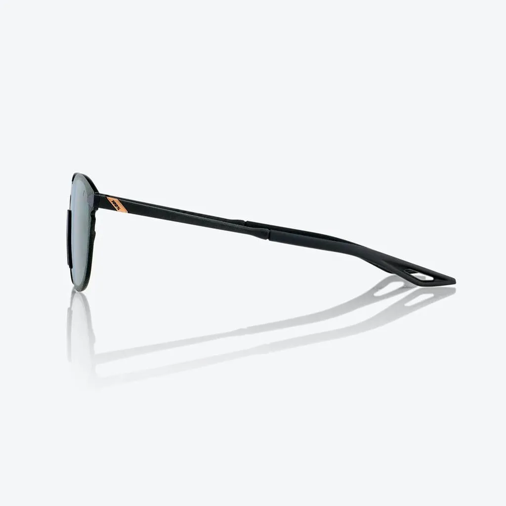 100% Legere Round - Matt Black - Grey Green Lens