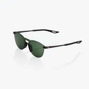 100% Legere Round - Matt Black - Grey Green Lens