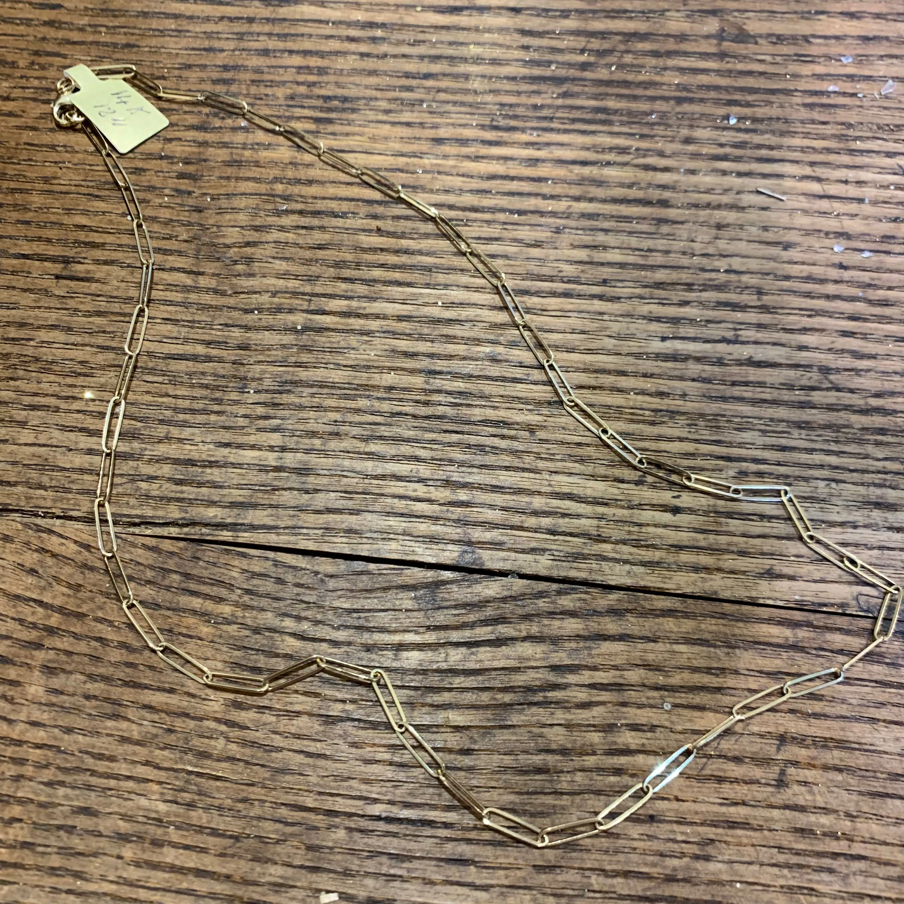 14K Gold Delicate Chain Necklace | 18”