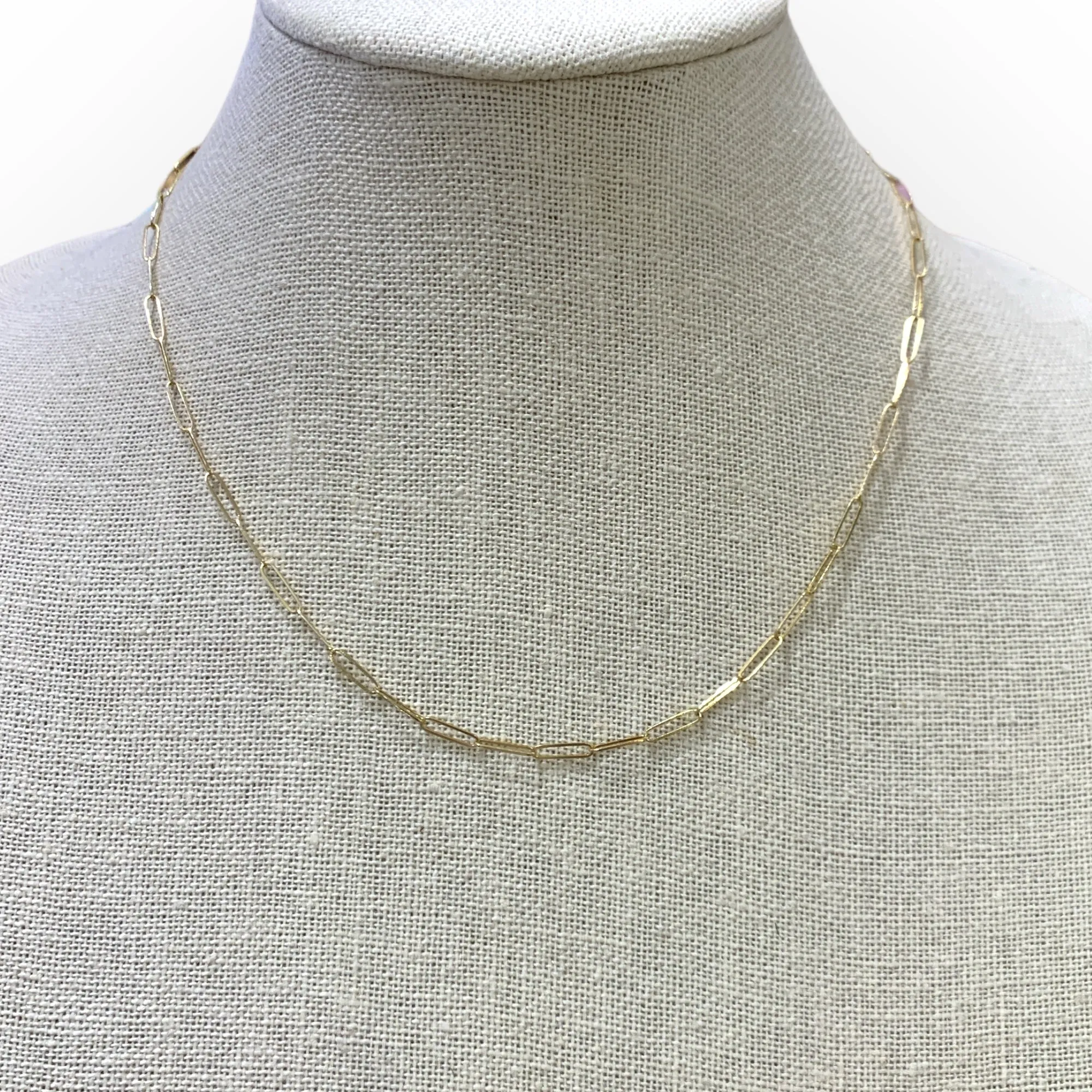 14K Gold Delicate Chain Necklace | 18”