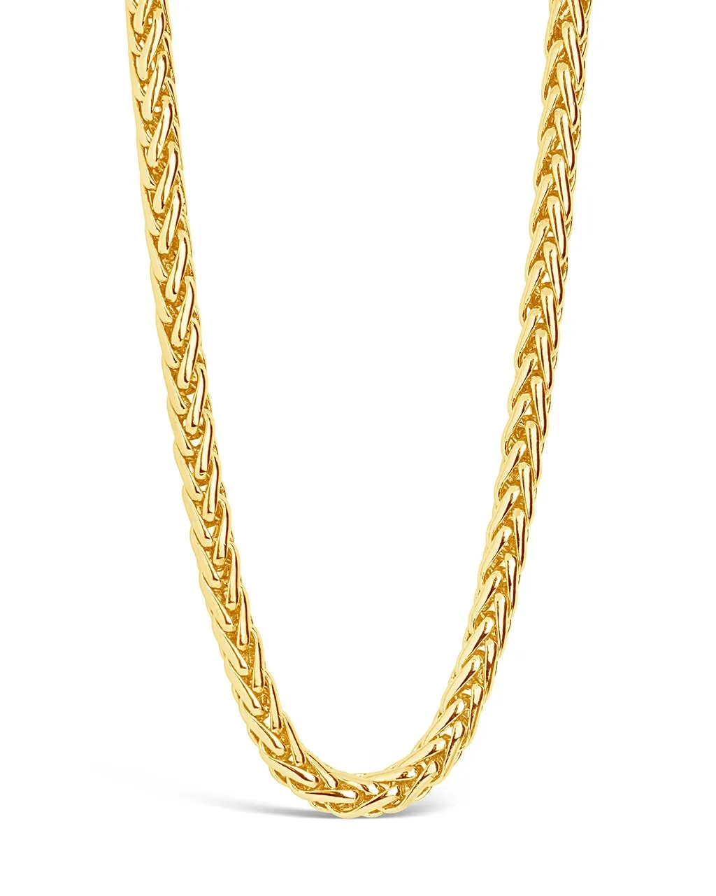 14K Gold Plated Wheat Chain Necklace