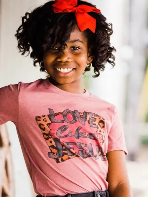 1527 Kids Love like Jesus Tee