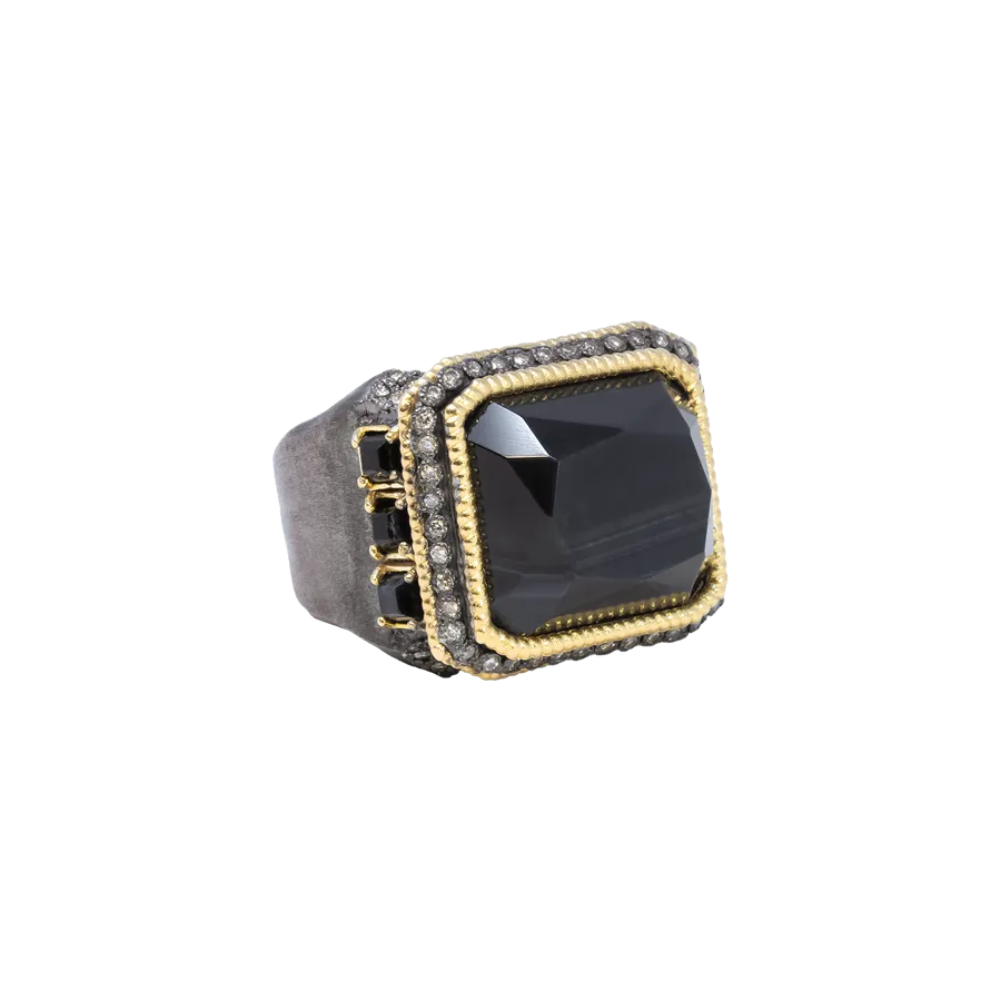 16X14MM TIGERS EYE STATEMENT RING