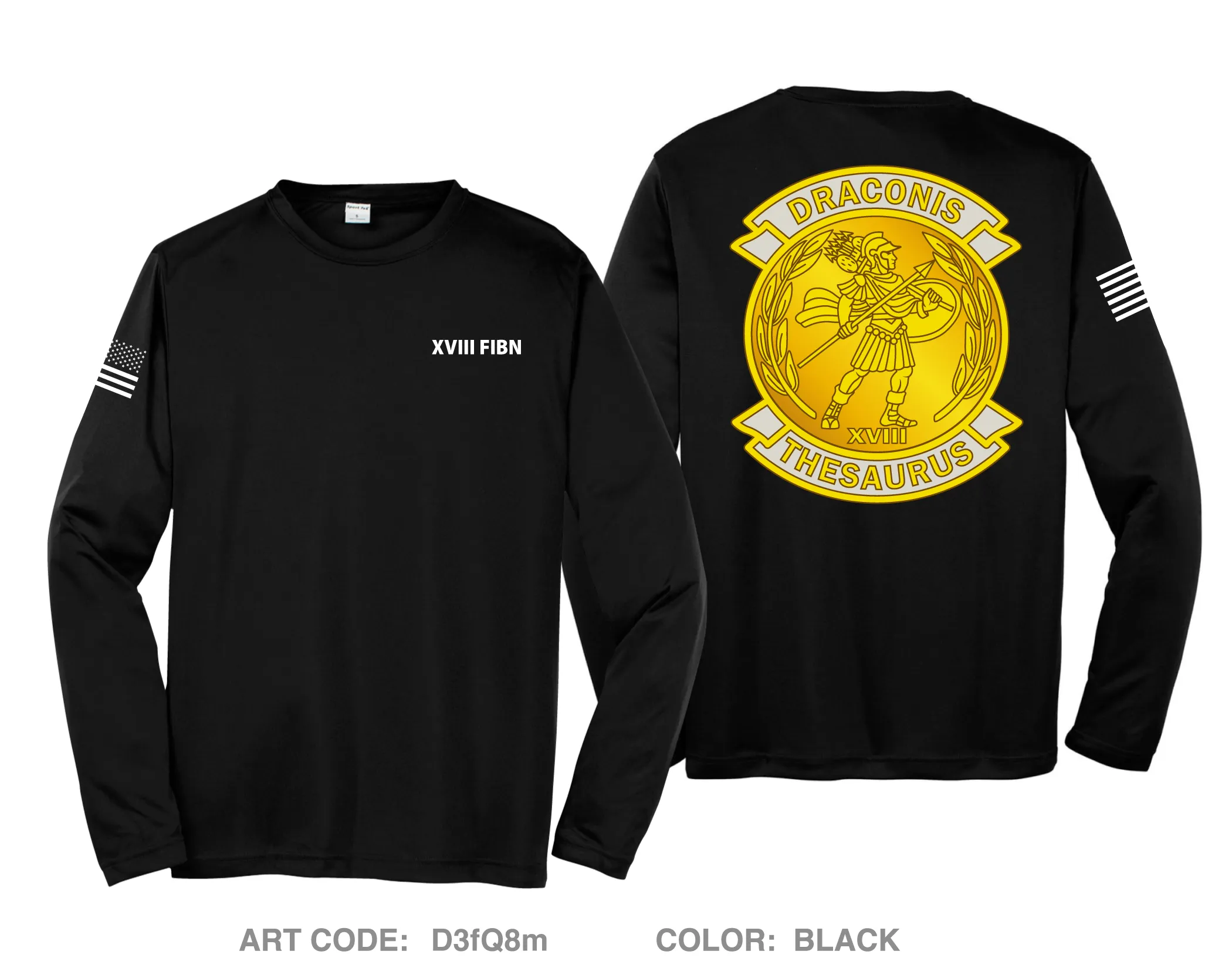 18th Finance Fundraising Collection Hi-Tech Performance Unisex LS Tee - D3fQ8m
