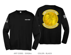 18th Finance Fundraising Collection Hi-Tech Performance Unisex LS Tee - D3fQ8m