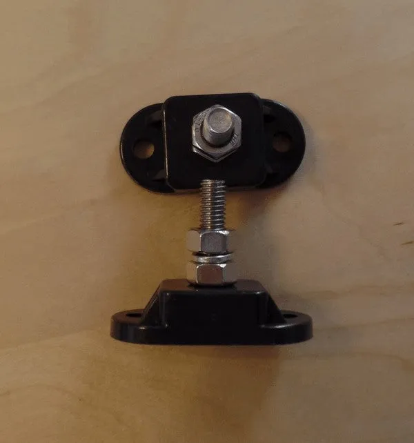 2 x Single Post Cable Connection Distribution Posts Black