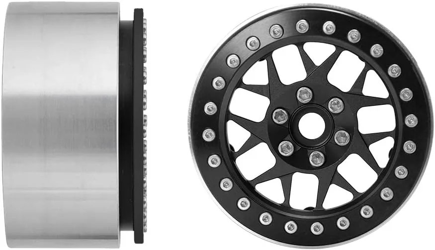 2.2 Inches RC Beadlock Wheels/Rims for 1/10 Scale Rc Crawler Wraith 90018 1Pcs