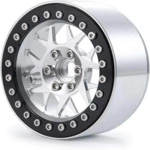 2.2 Inches RC Beadlock Wheels/Rims for 1/10 Scale Rc Crawler Wraith 90018 1Pcs