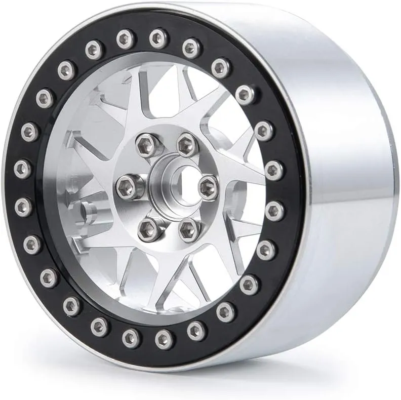 2.2 Inches RC Beadlock Wheels/Rims for 1/10 Scale Rc Crawler Wraith 90018 1Pcs
