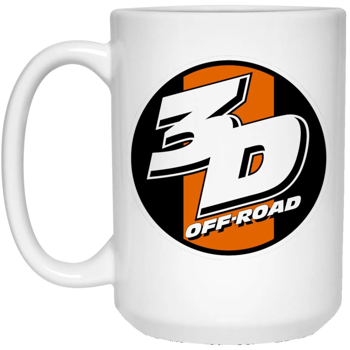 3D Offroad 21504 15 oz. White Mug