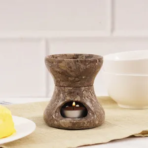 4" Marble Butter Warmer For Melting Chocolate & Seafood For Parties