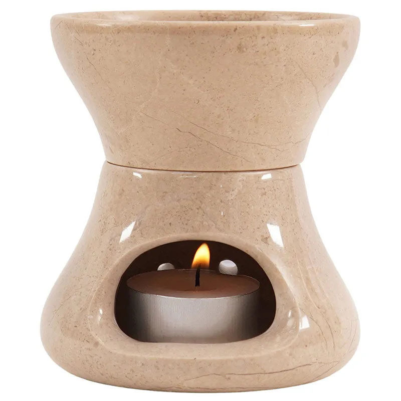 4" Marble Butter Warmer For Melting Chocolate & Seafood For Parties