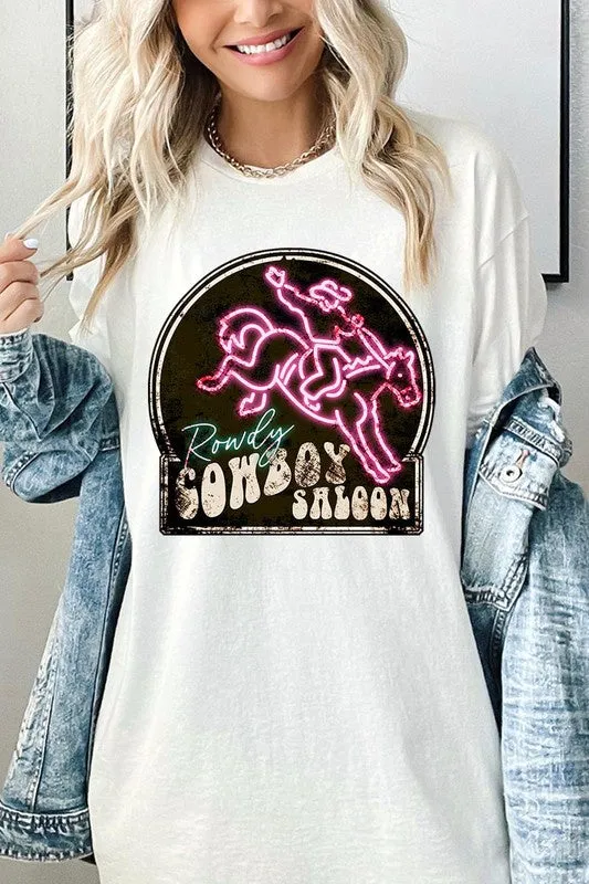 50% Off - Rowdy Cowboy Saloon Graphic Tee