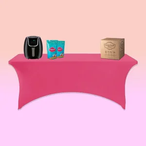 6ft Table Cover - Hot Pink | Concession and Carnival Foodservice Supplies Canada