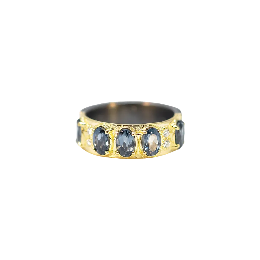 6X4 SPINEL STATEMENT RING