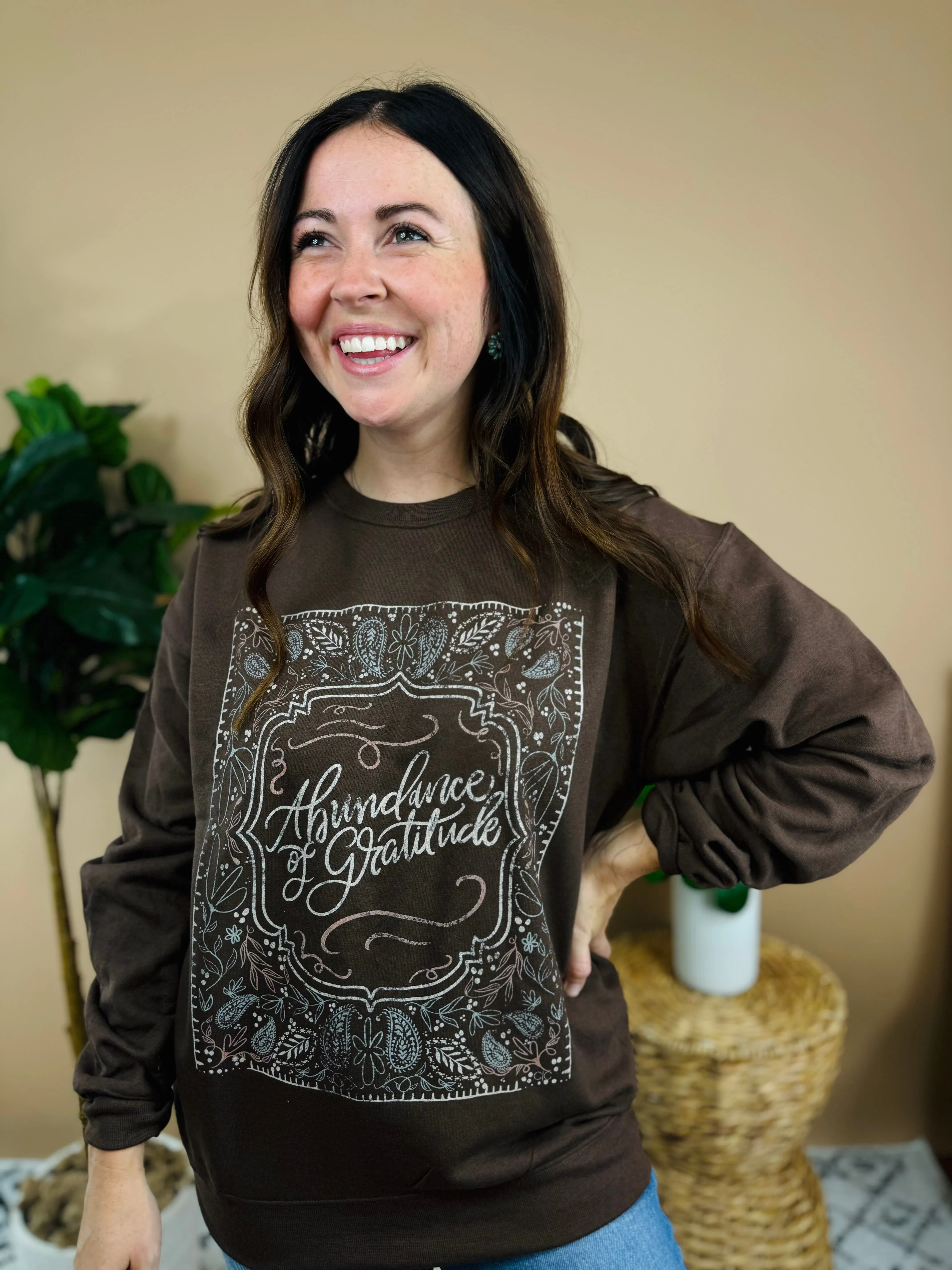 Abundance & Gratitude Crewneck