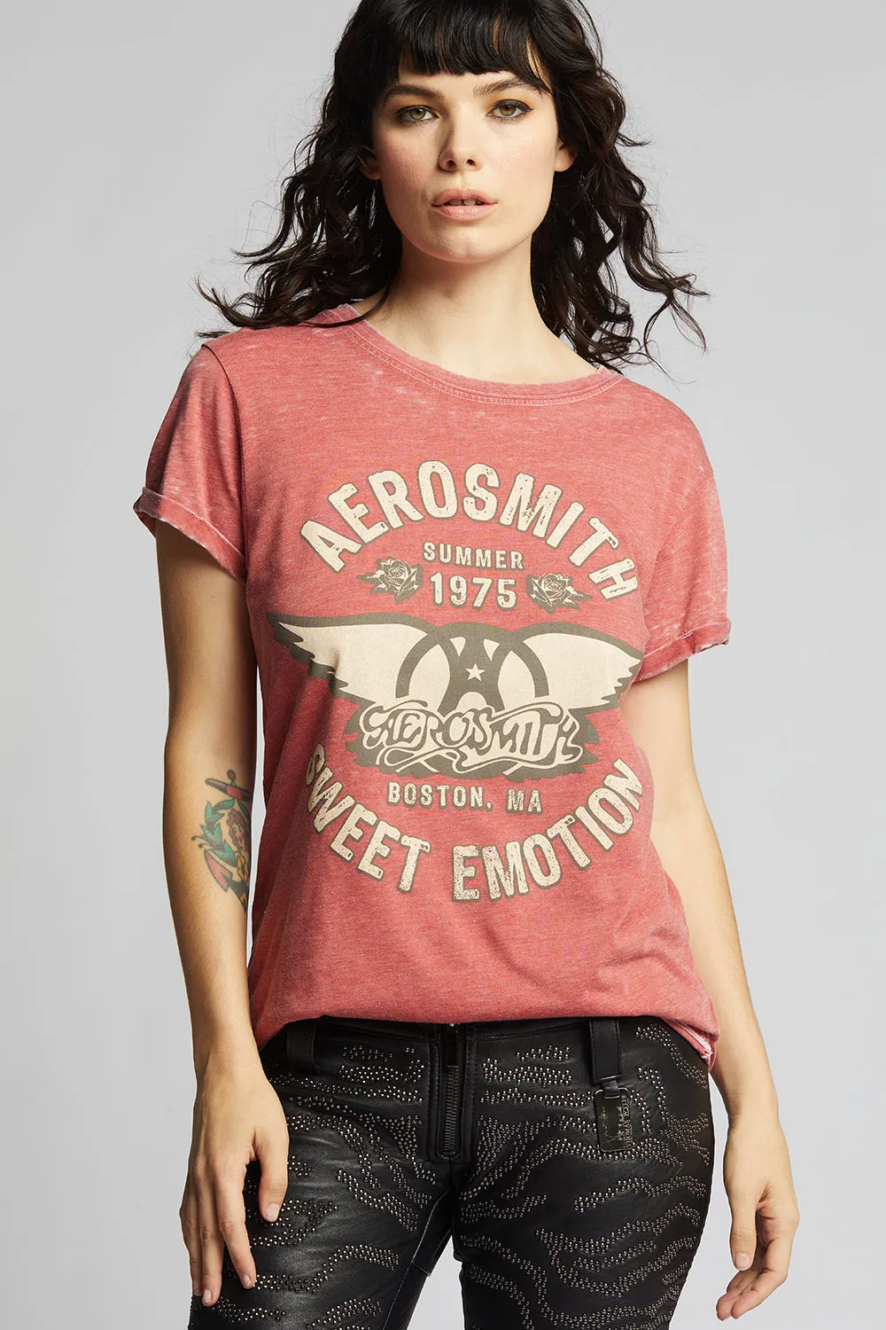 AEROSMITH SWEET EMOTION BURN OUT TEE