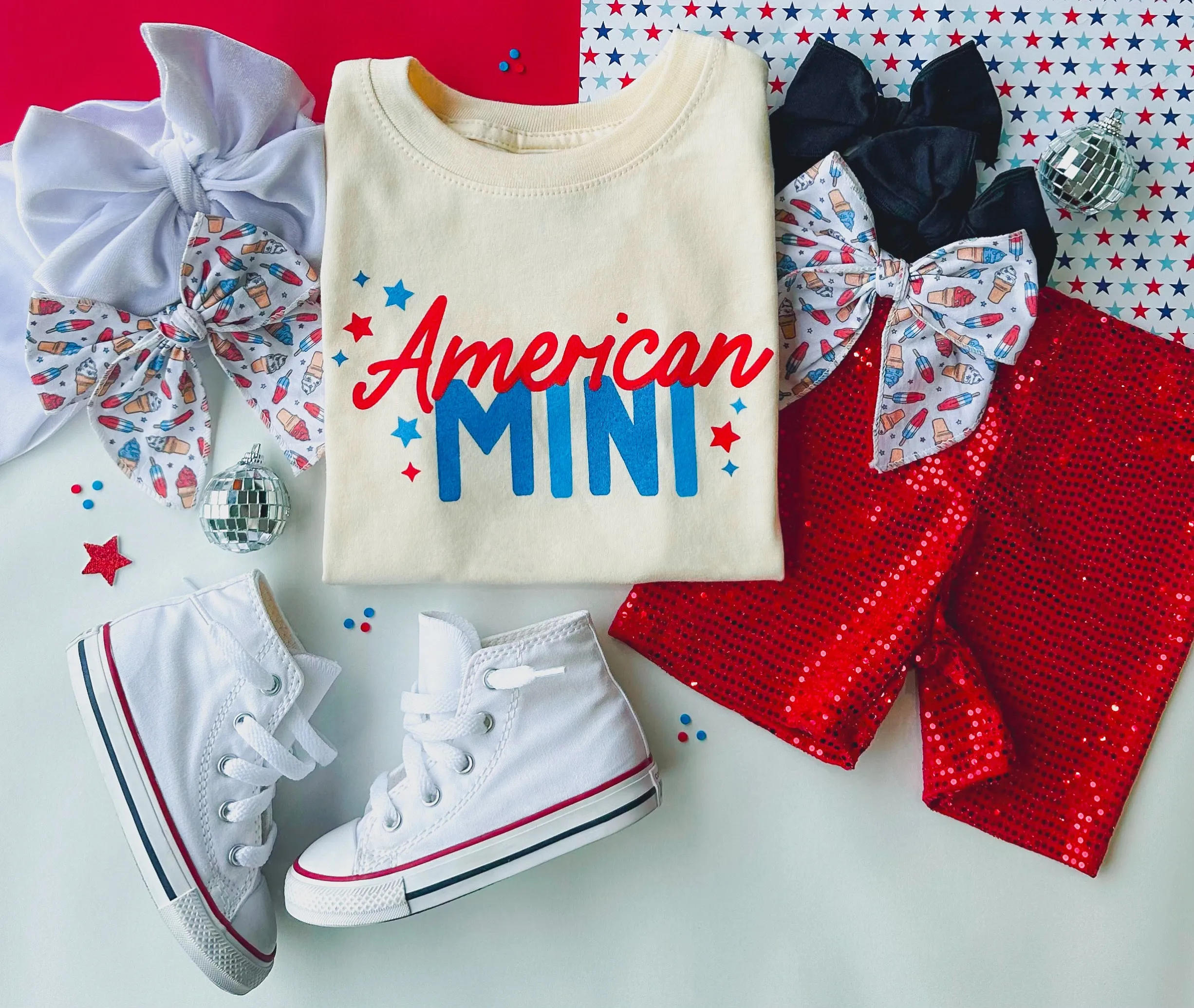 American mini tee