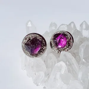 Amethyst Stud Earrings