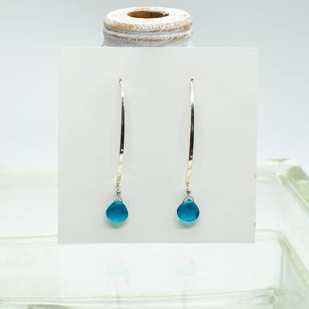Apatite Leilia Silver Earrings