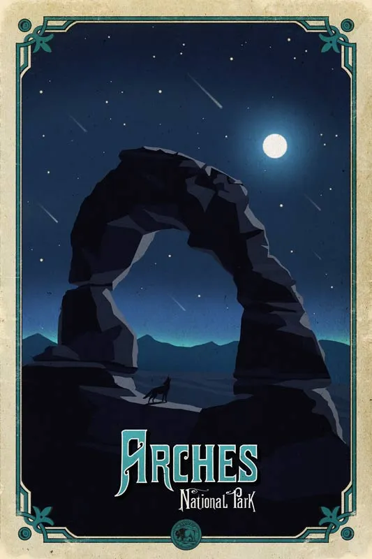 Arches National Park Poster