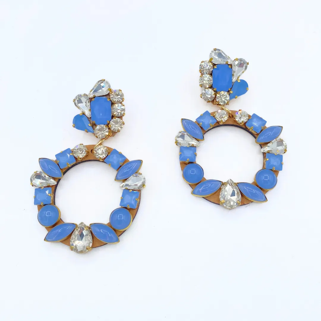 Aro Baby Blue Earrings