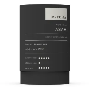 ASAHI MATCHA. Single Cultivar. Smooth and Delicate.