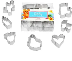 Baby Cookie Cutter Set Boxed Mini's 7pce