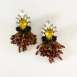 Baby Rain Bronze Earrings