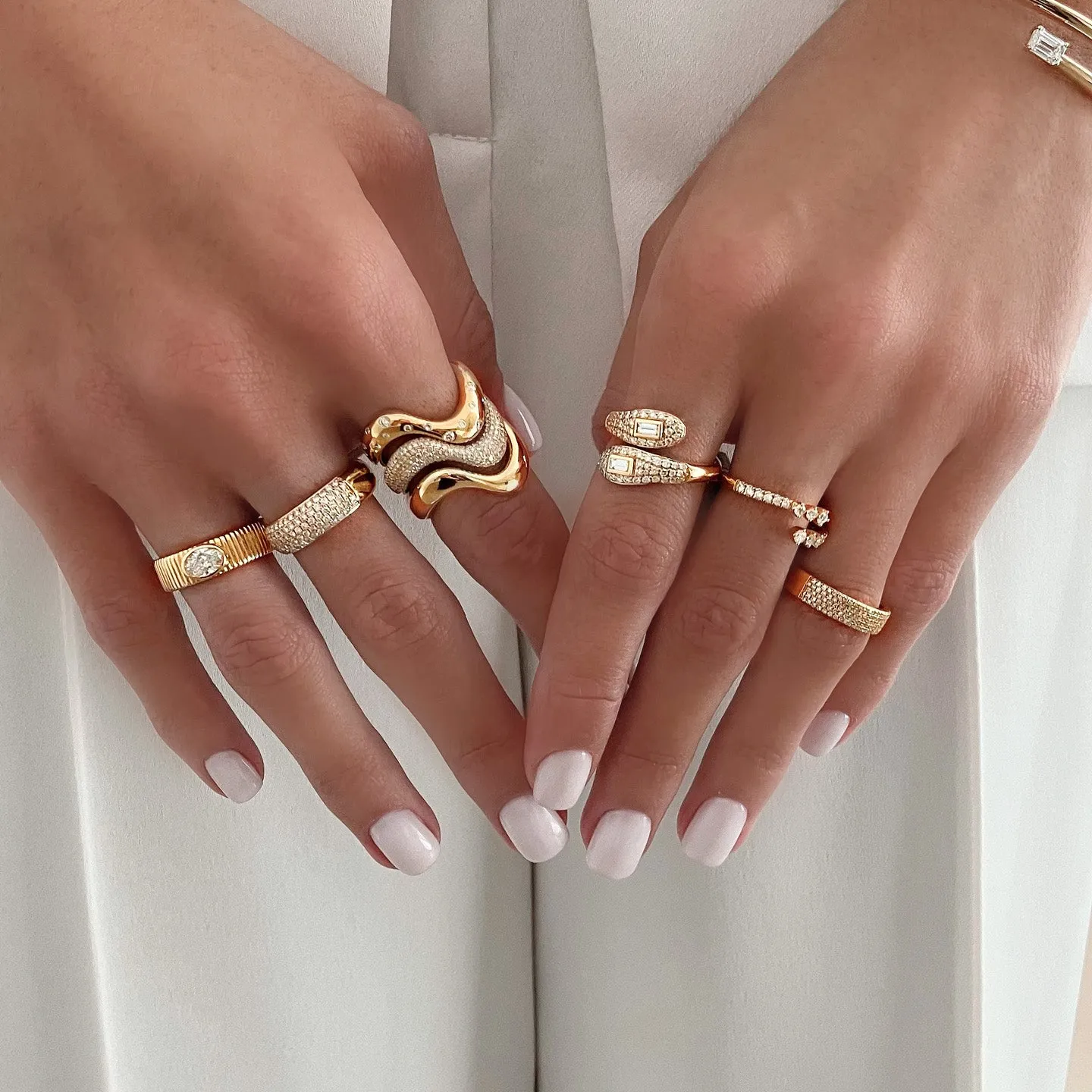 Baguette Wrap Ring