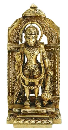 Bajrang Bali Hanuman - Brass Sculpture