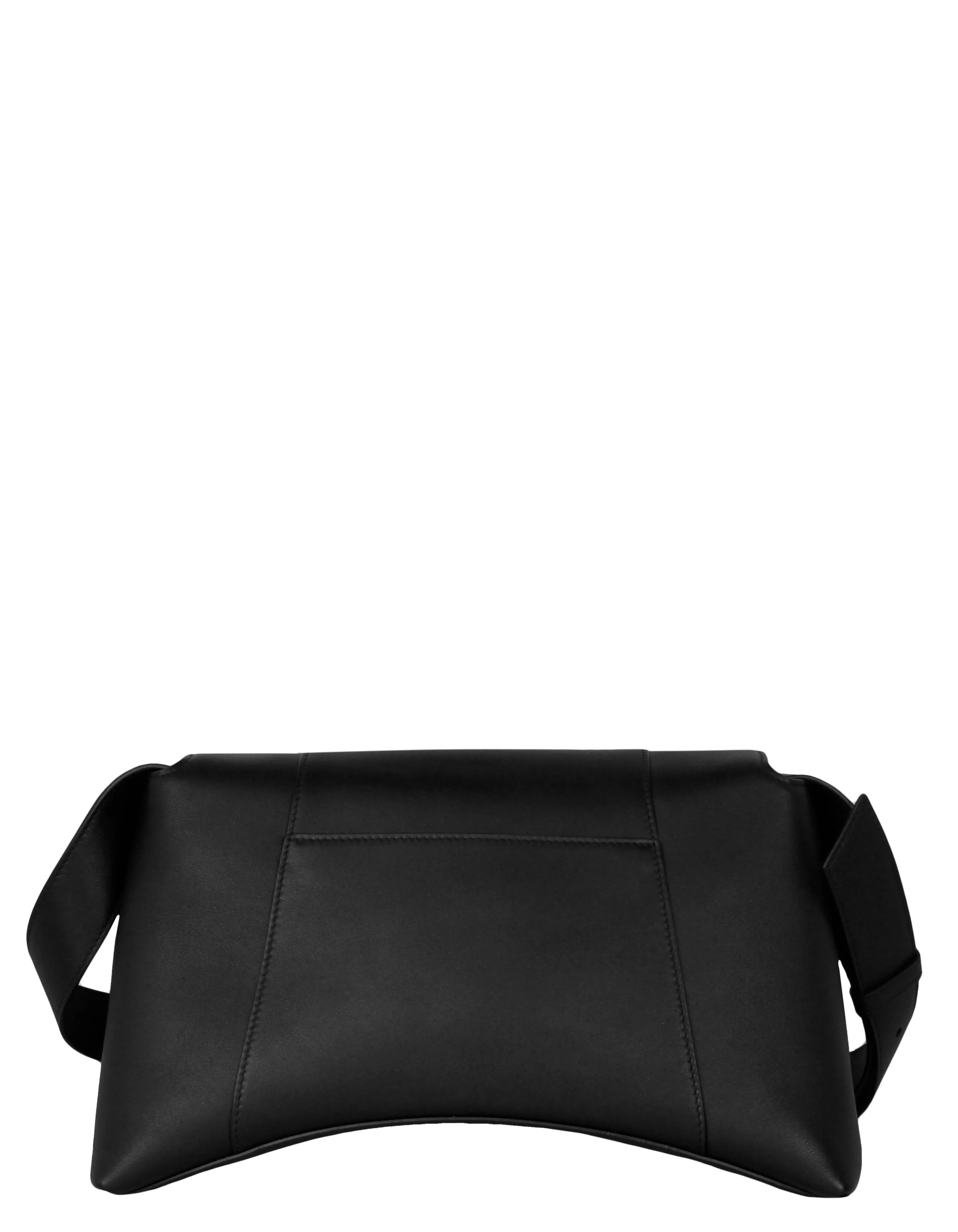 Balenciaga Black on Black Downtown Medium Shoulder Bag