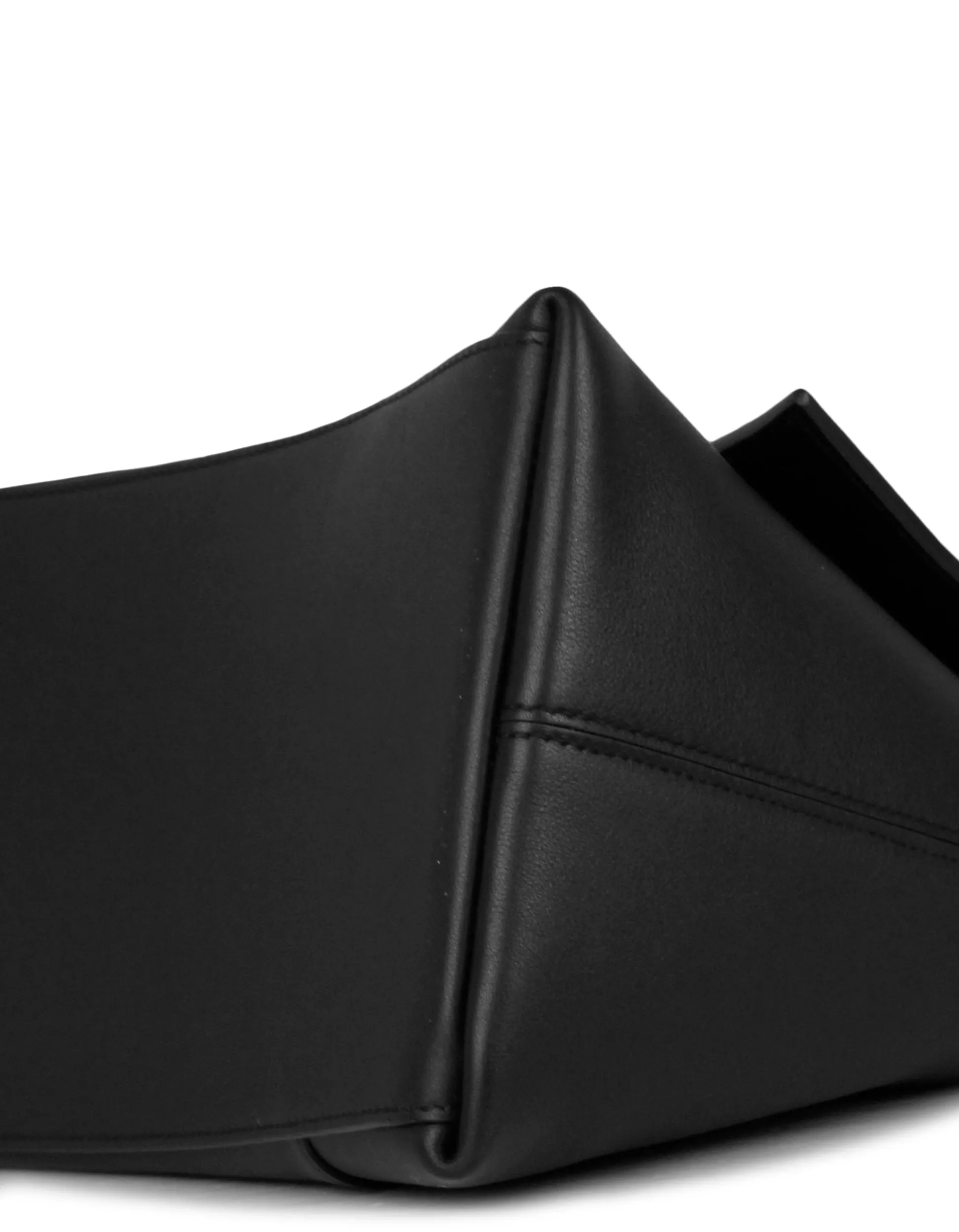Balenciaga Black on Black Downtown Medium Shoulder Bag