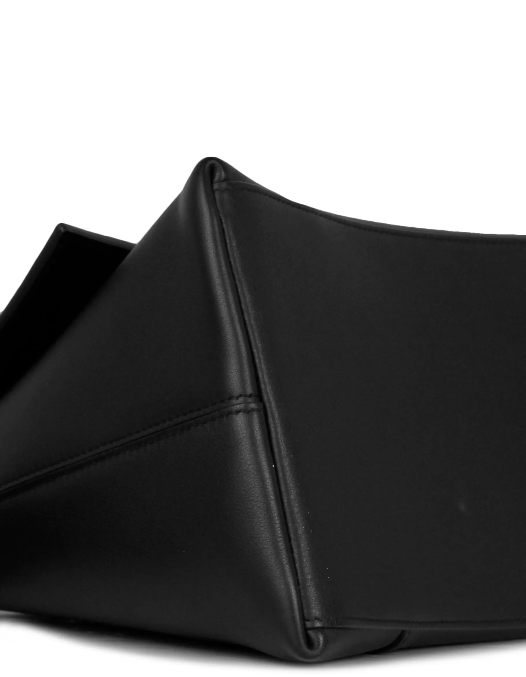 Balenciaga Black on Black Downtown Medium Shoulder Bag