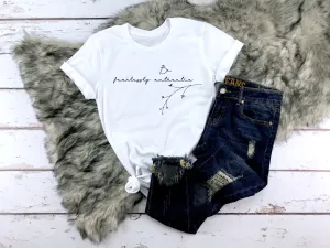 Be Fearlessly Authentic Bella Canvas Premium Graphic Tee Curvy