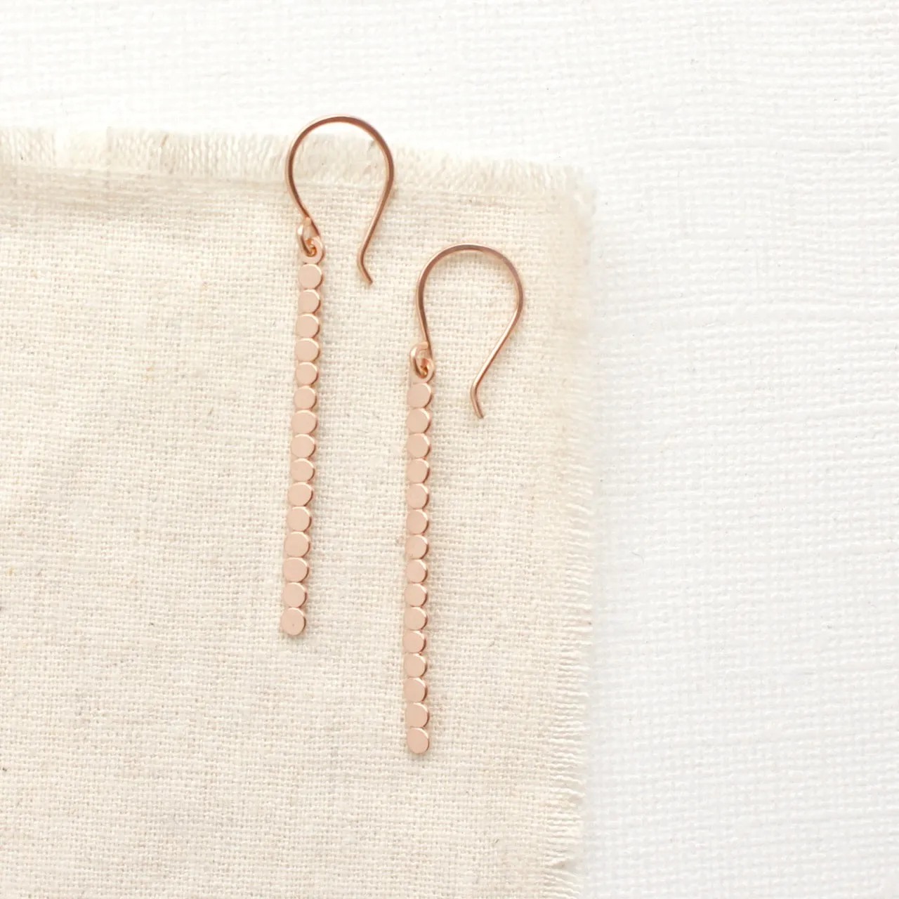 Beaded Bar Earrings