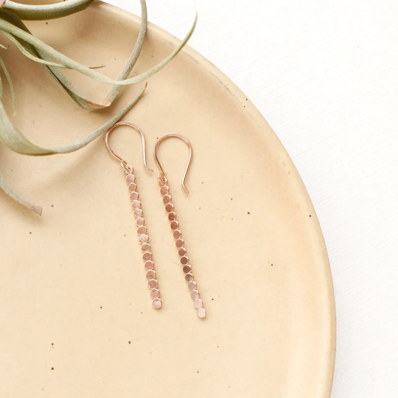 Beaded Bar Earrings