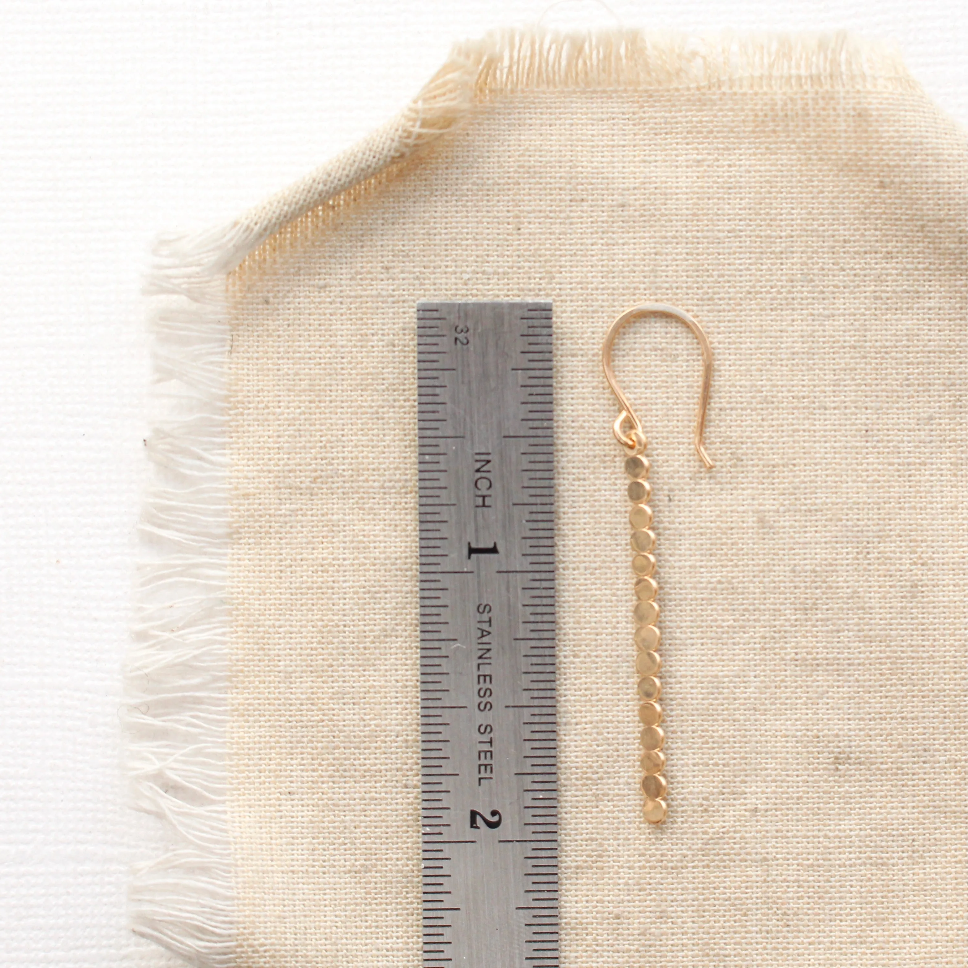 Beaded Bar Earrings