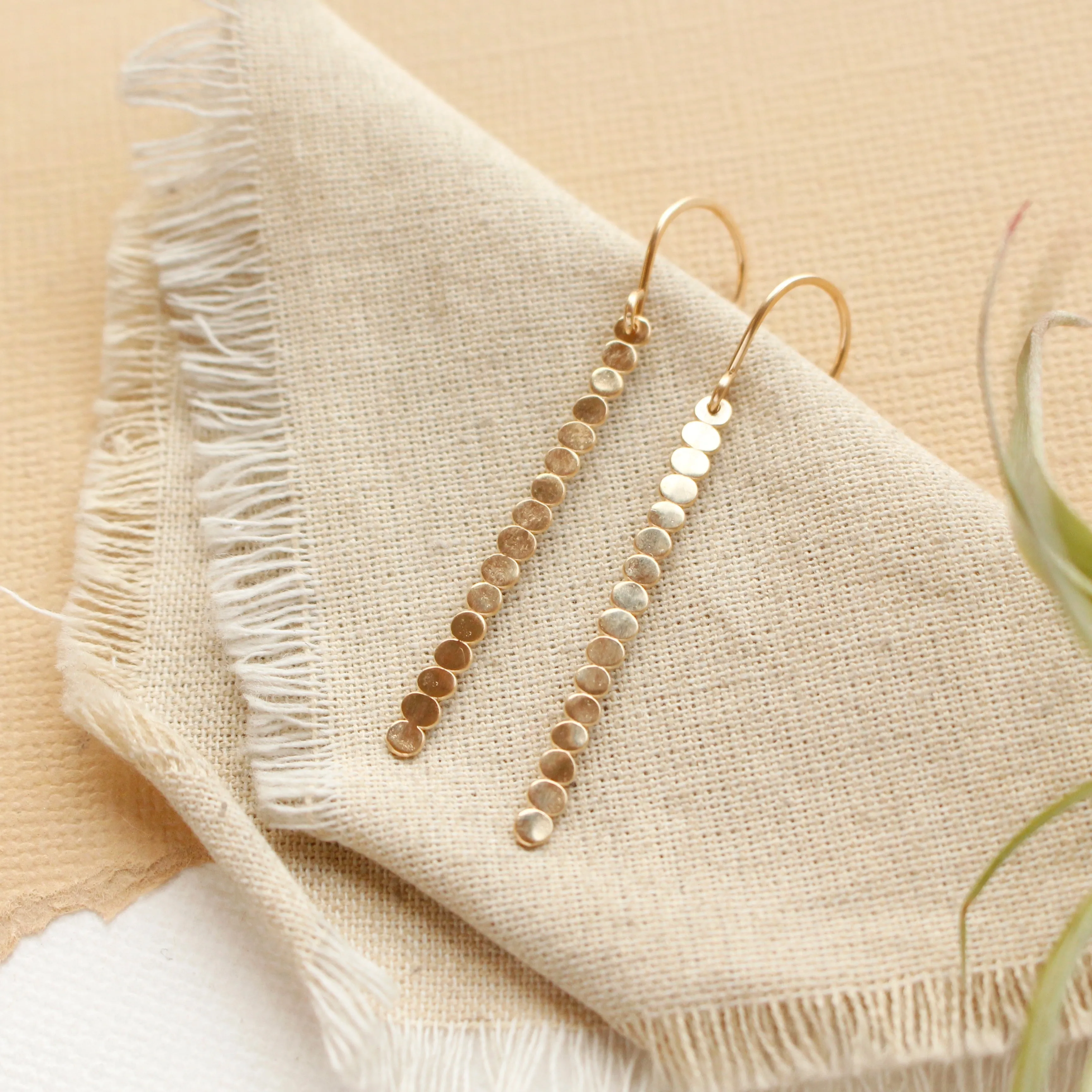Beaded Bar Earrings