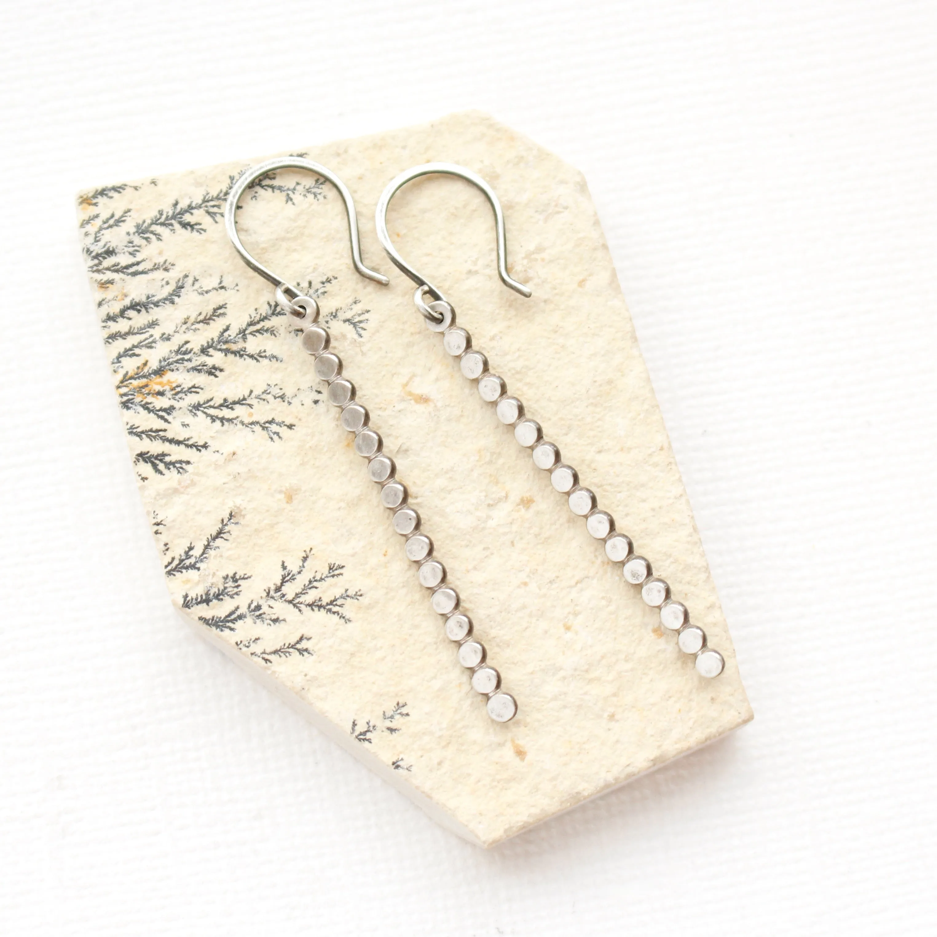 Beaded Bar Earrings