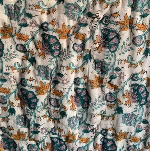 Beautiful Quilt.-Blue and Gold- Large Size.
