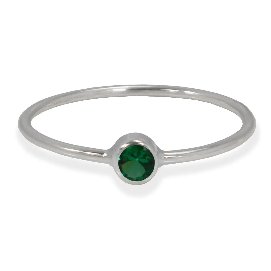 Bezel Gemstone Ring