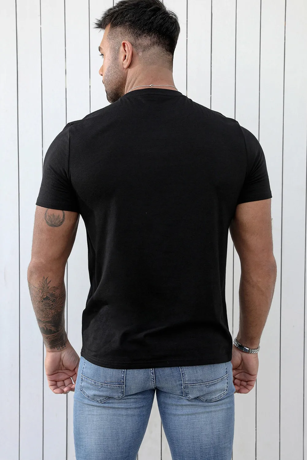 Black Best PA Ever American Stars and Stripes Mens Tee