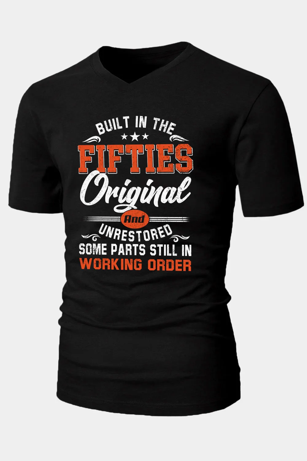 Black Built In The Fifties Original And Unrestored Mens T Shirt
