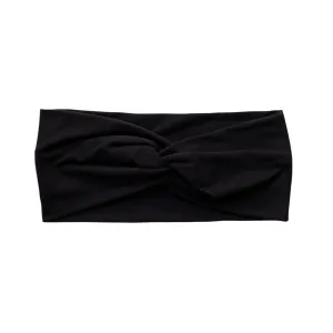 Black Matte Faux Knot Headband