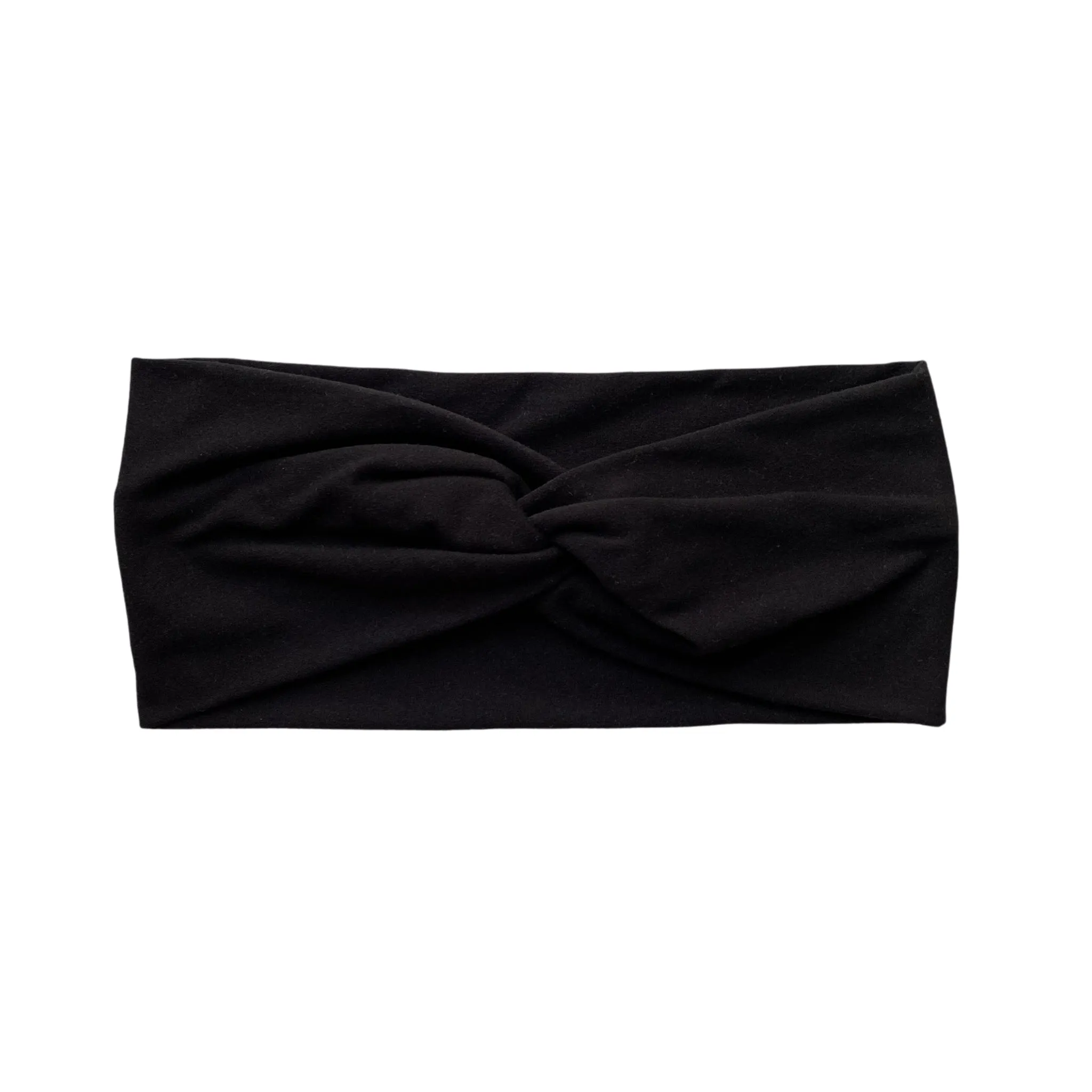 Black Matte Faux Knot Headband