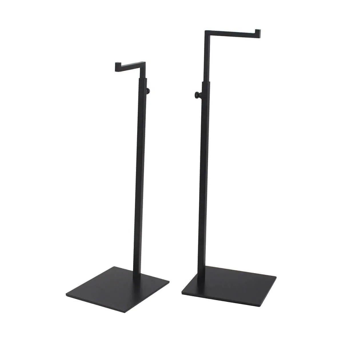 Black Purse Display Stand - 2 Pack Matte Black Bag Handbag Display Stand